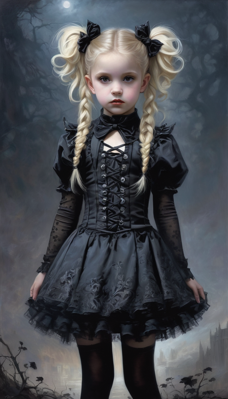 AI Image Generator of Conceptual Art-Fantasy-Fantasy 29 A girl with ...